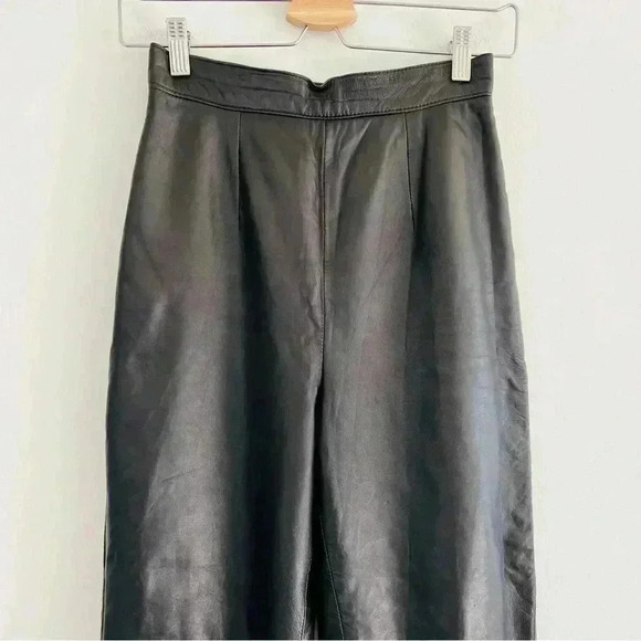 Vintage Danier Leather Pants High Waisted - Picture 4 of 12